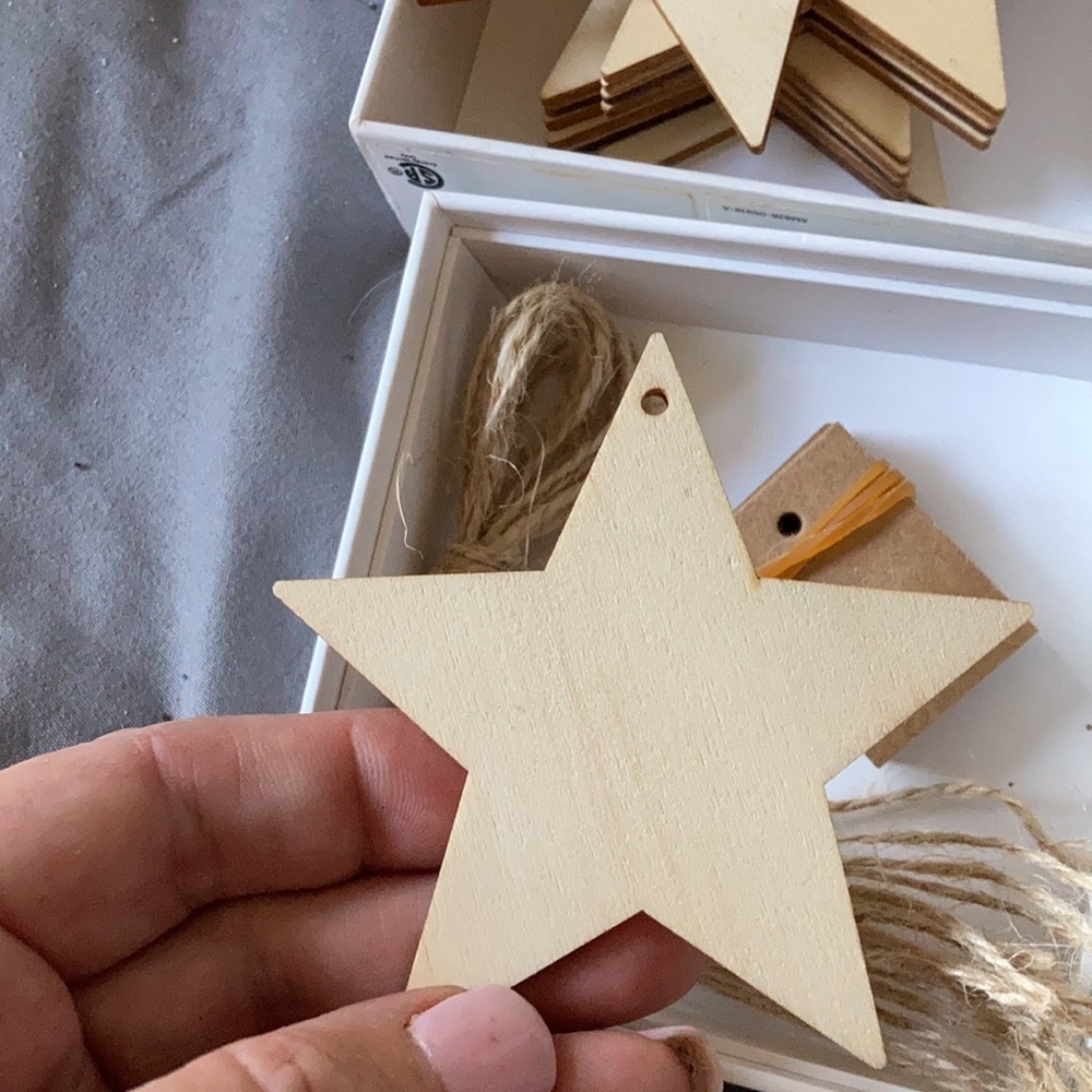 ⭐️WOODEN Craft stars ⭐️ - Picture 2 of 6